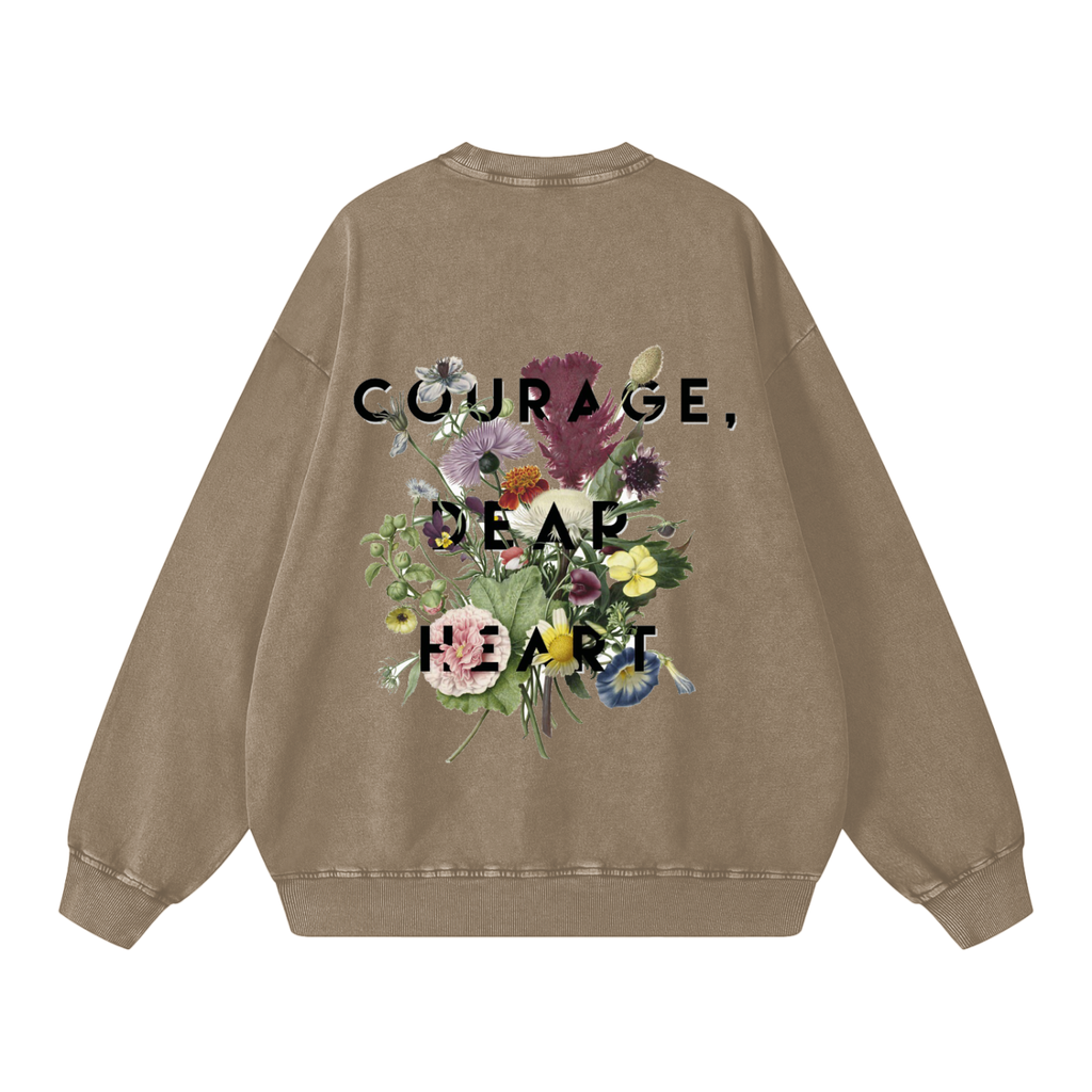 Snow Washed Oversized Sweatshirt
