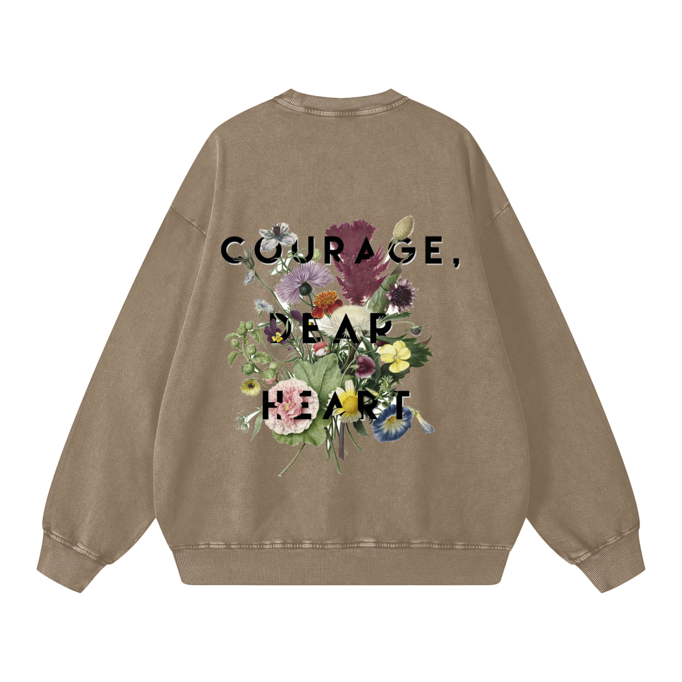 Snow Washed Oversized Sweatshirt