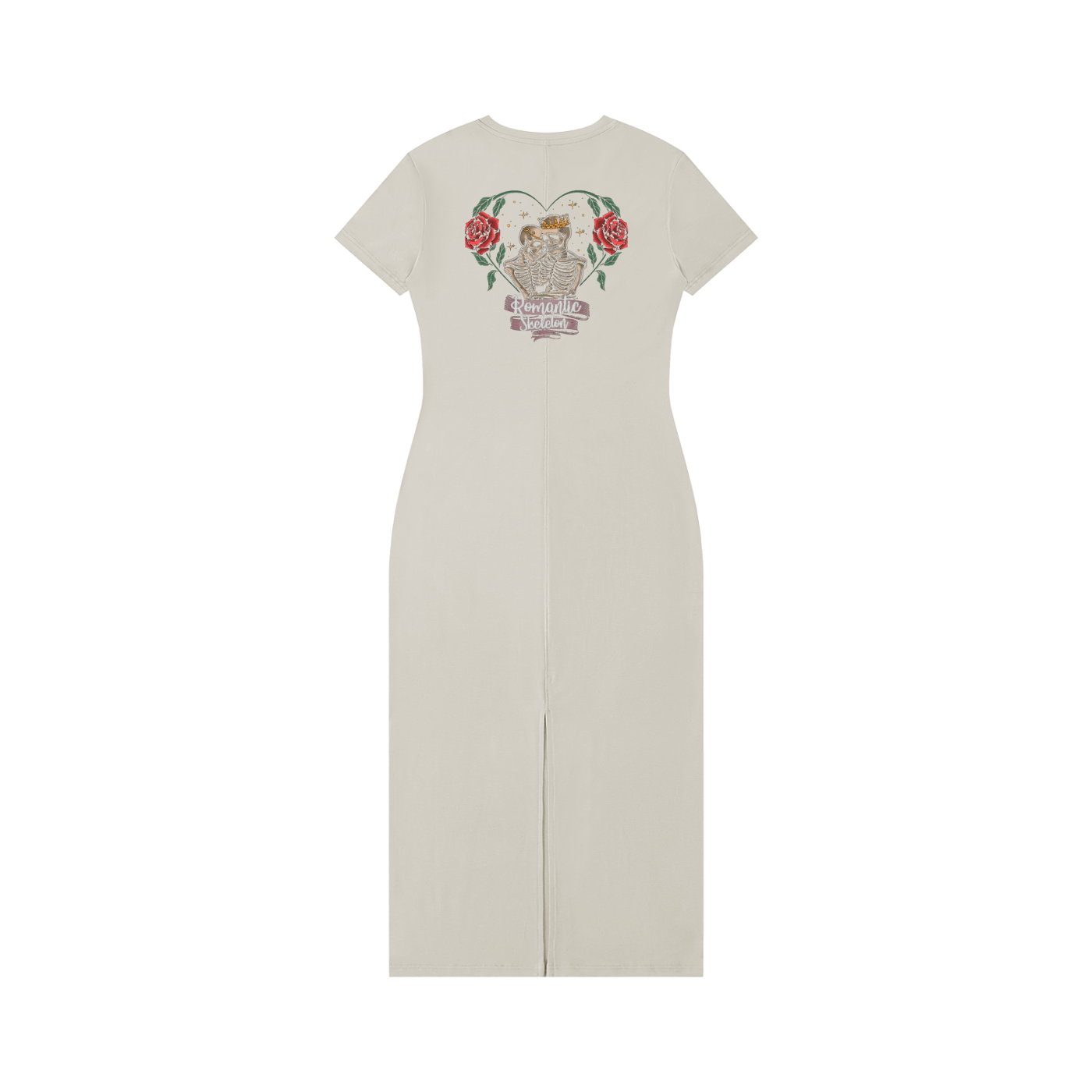 Women's V-Neck Short Sleeve Maxi Dress