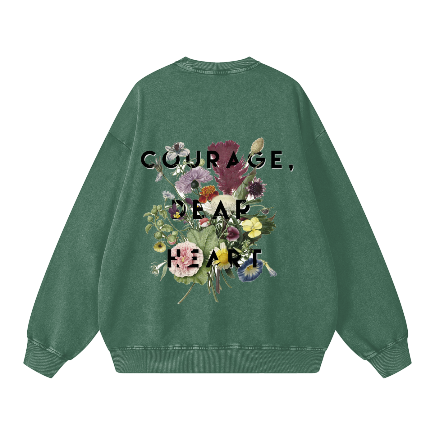 Snow Washed Oversized Sweatshirt