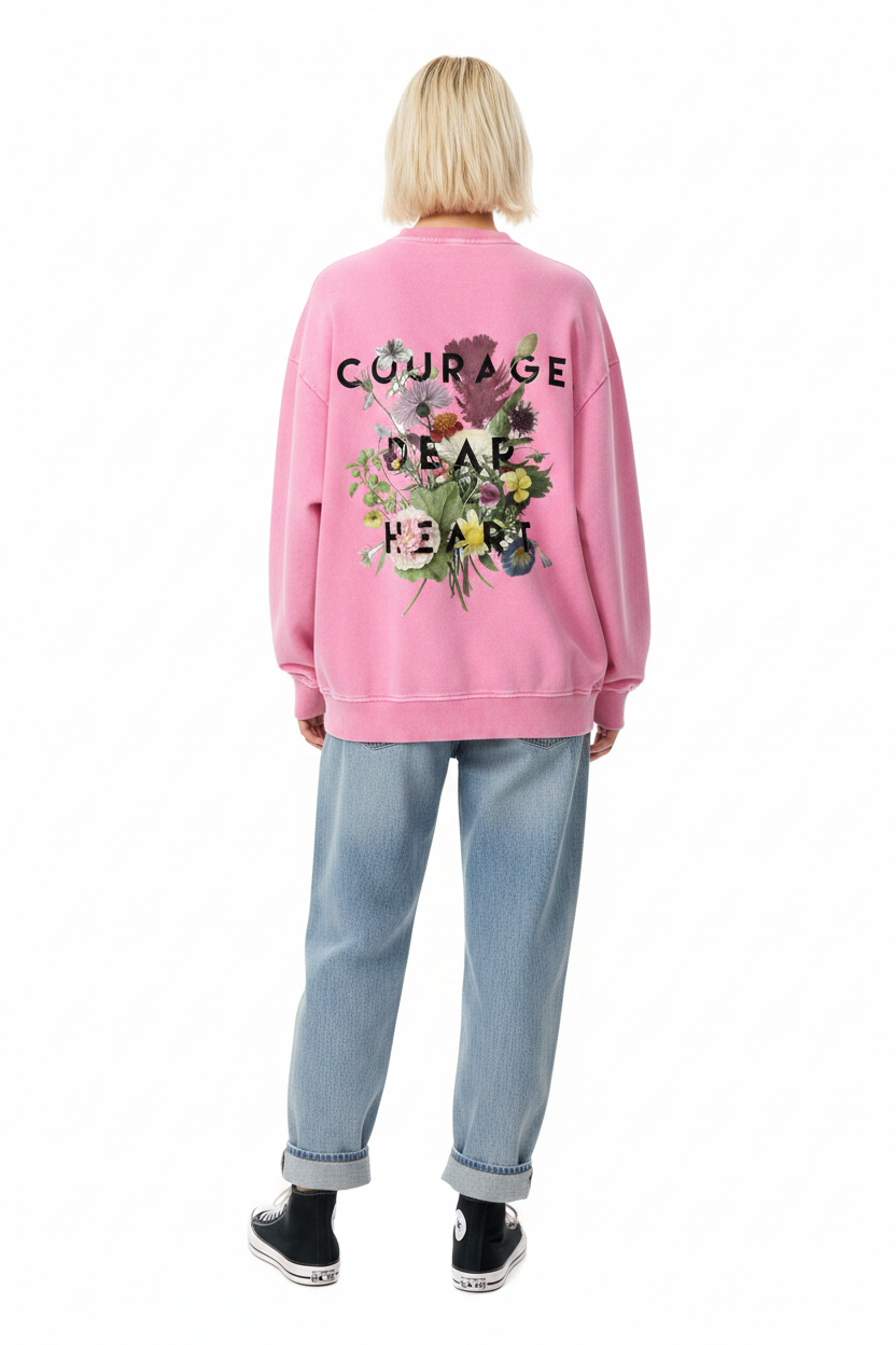 Snow Washed Oversized Sweatshirt