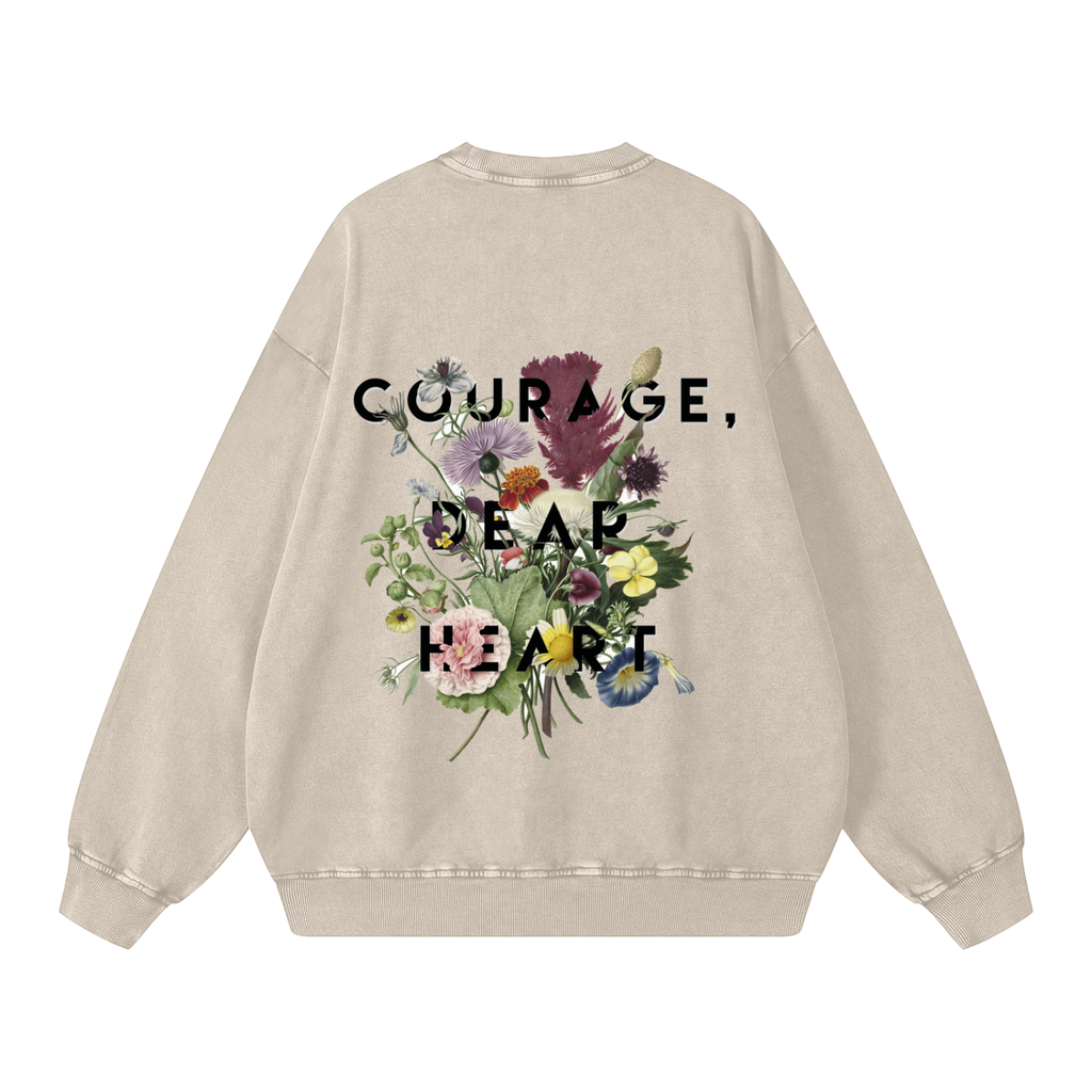 Snow Washed Oversized Sweatshirt