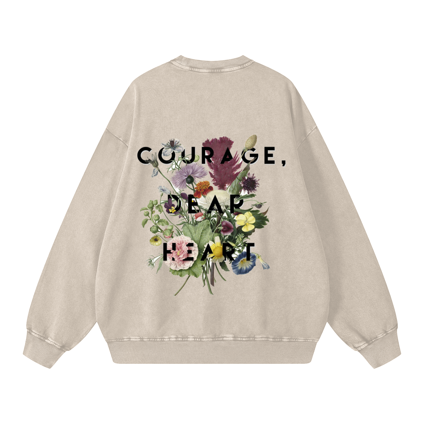 Snow Washed Oversized Sweatshirt