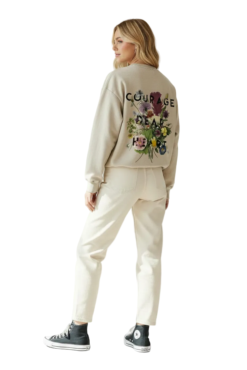 Snow Washed Oversized Sweatshirt