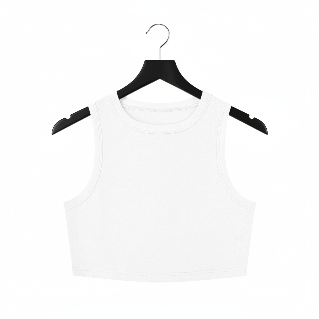Women's Tight Crewneck Crop Tank Top