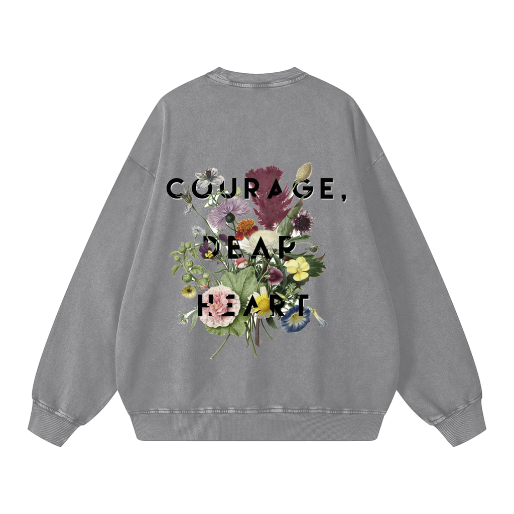 Snow Washed Oversized Sweatshirt