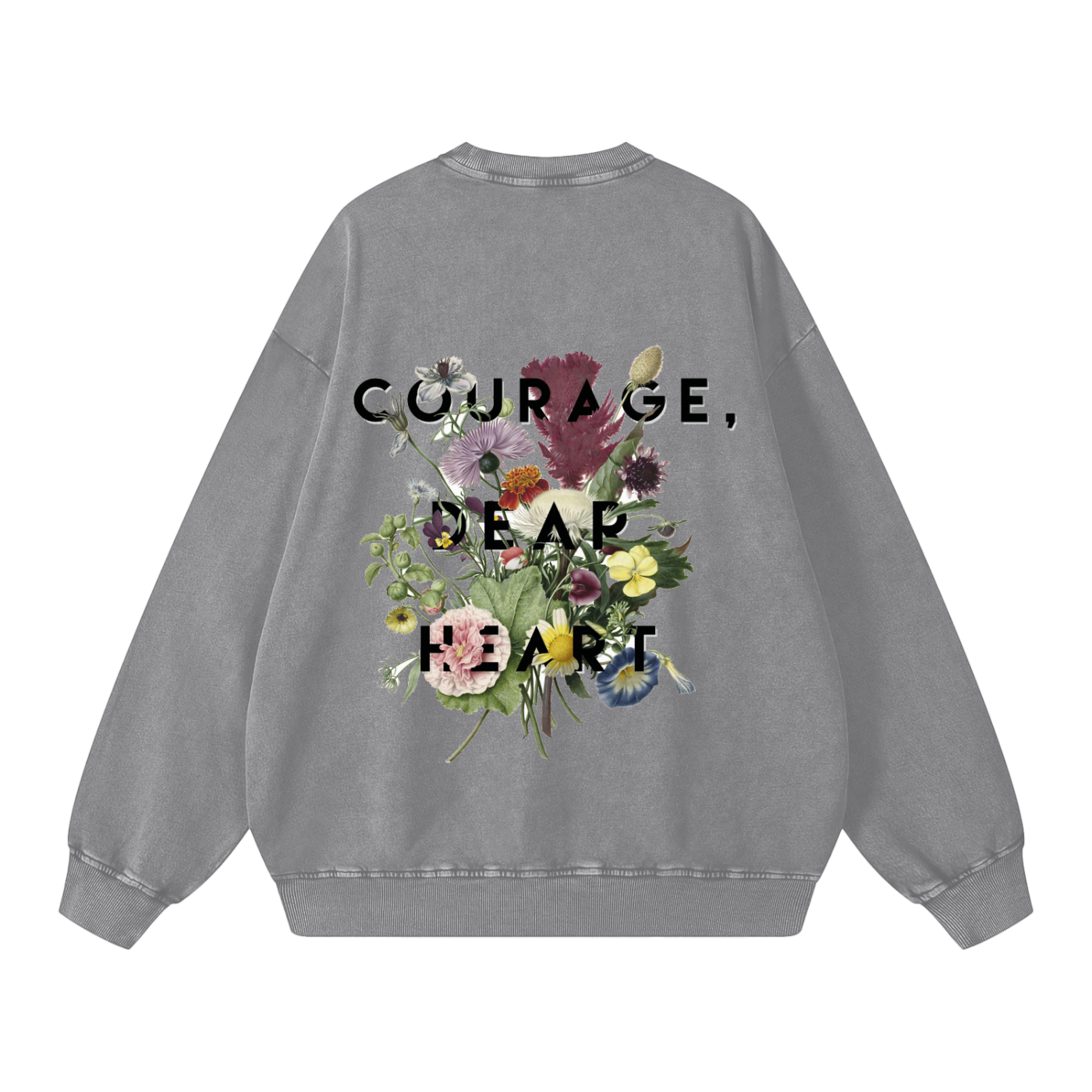 Snow Washed Oversized Sweatshirt
