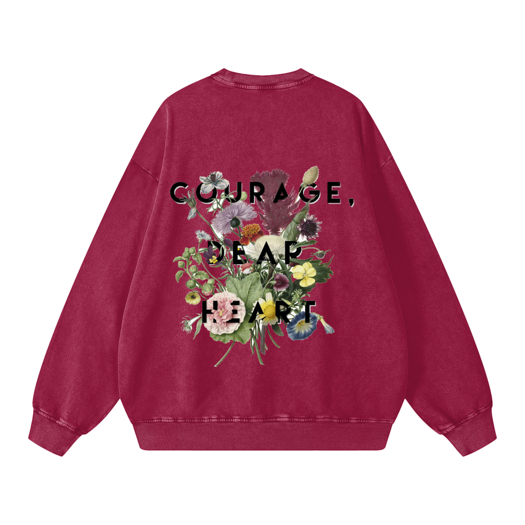 Snow Washed Oversized Sweatshirt