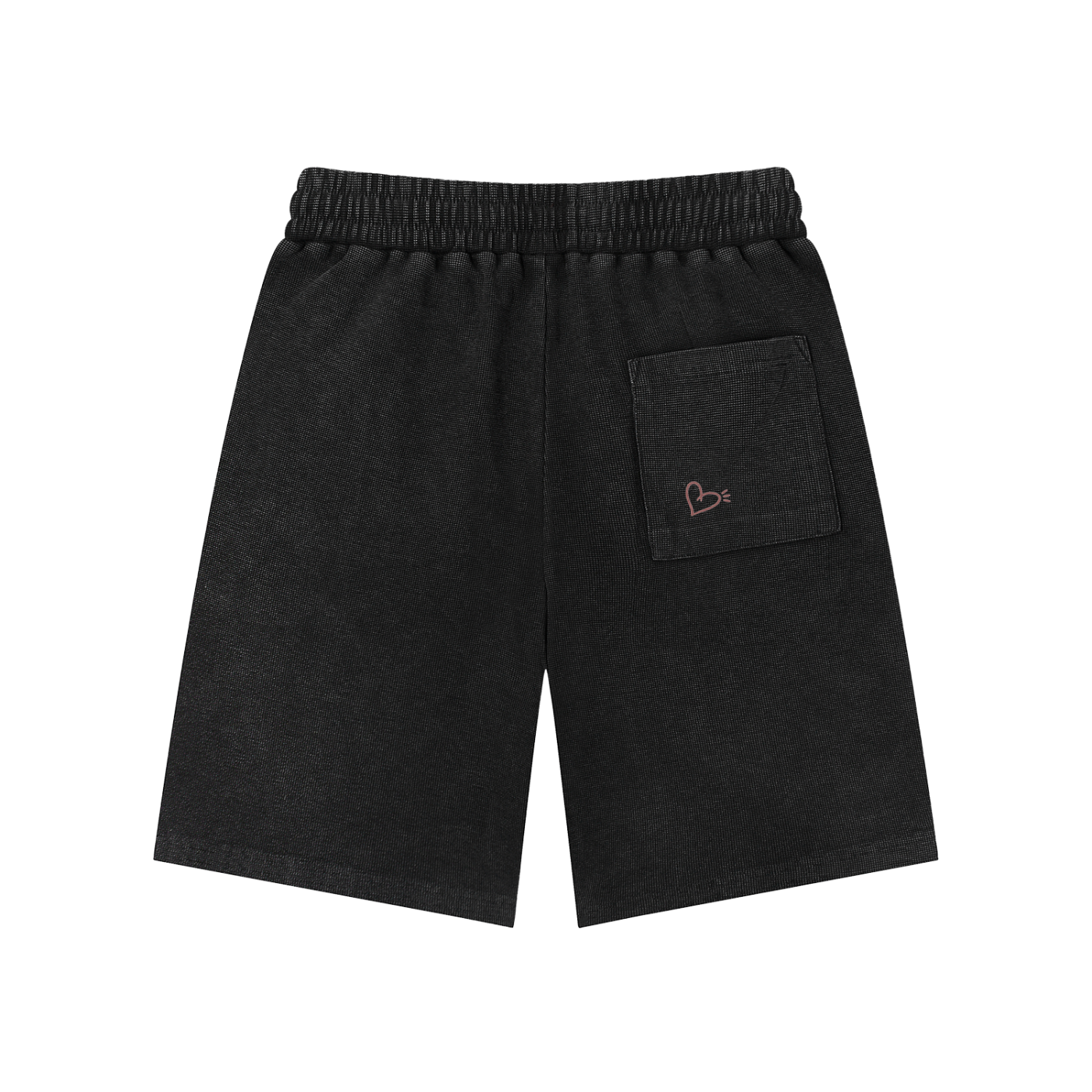 Mineral Wash Waffle Knit Shorts