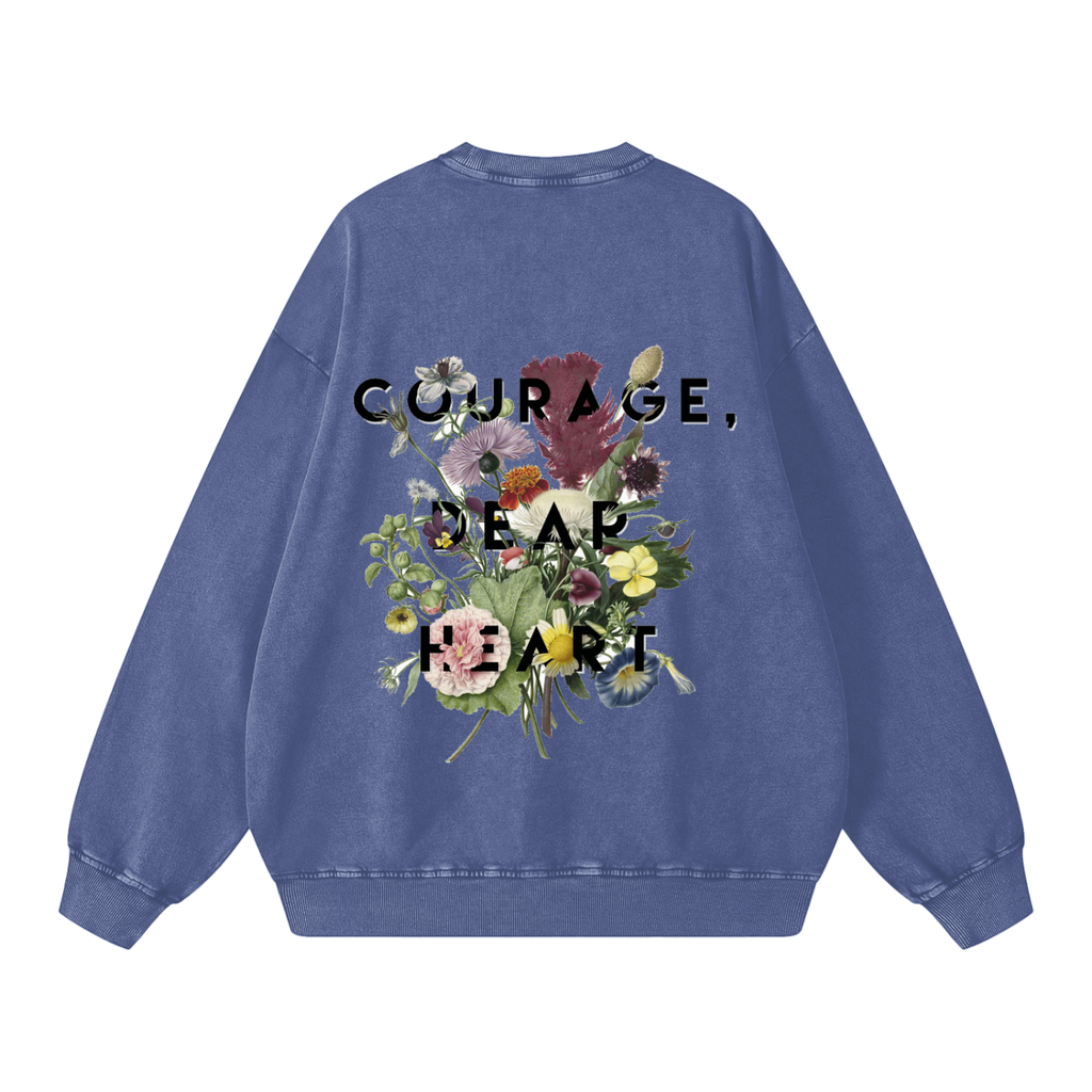 Snow Washed Oversized Sweatshirt