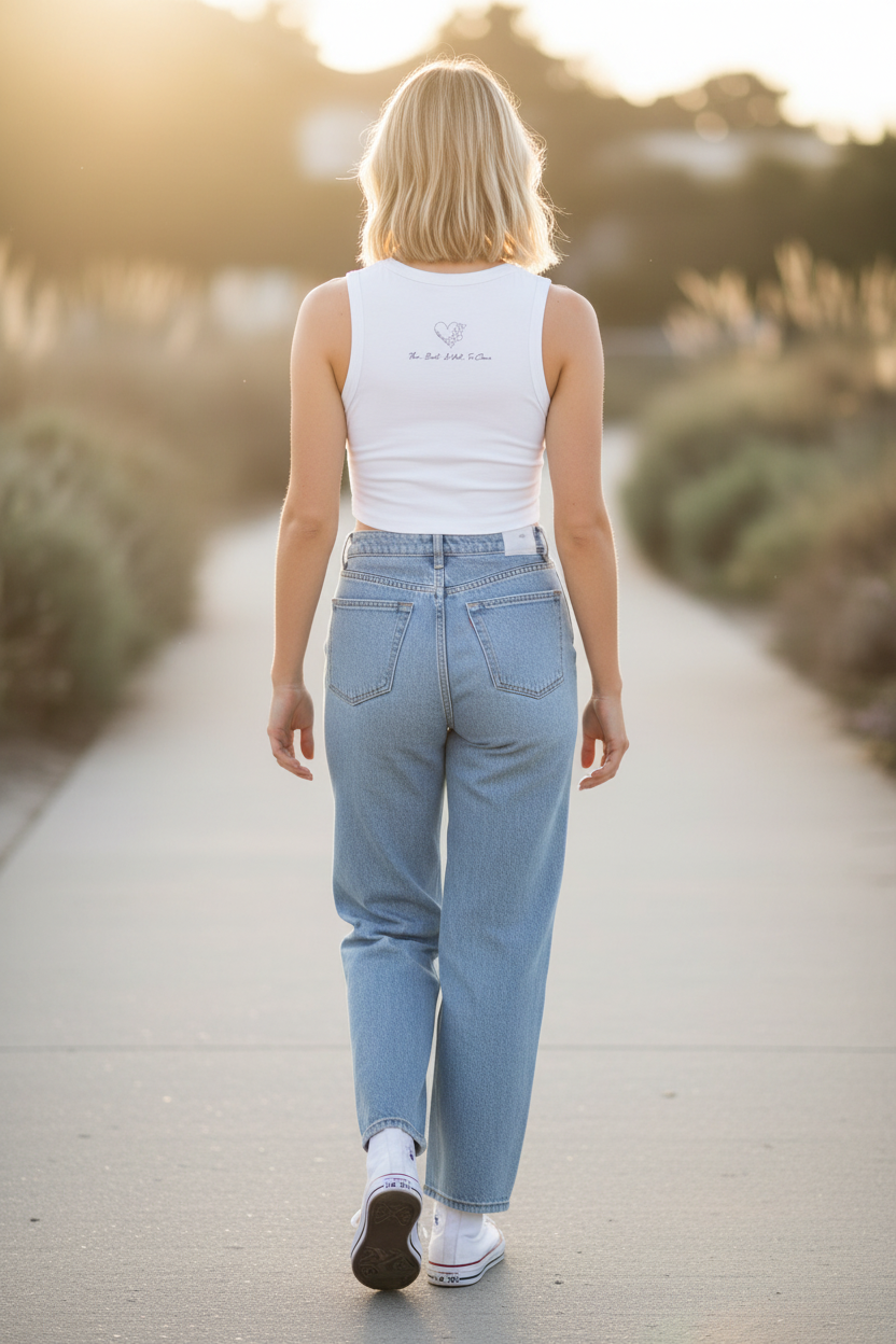 Women's Tight Crewneck Crop Tank Top